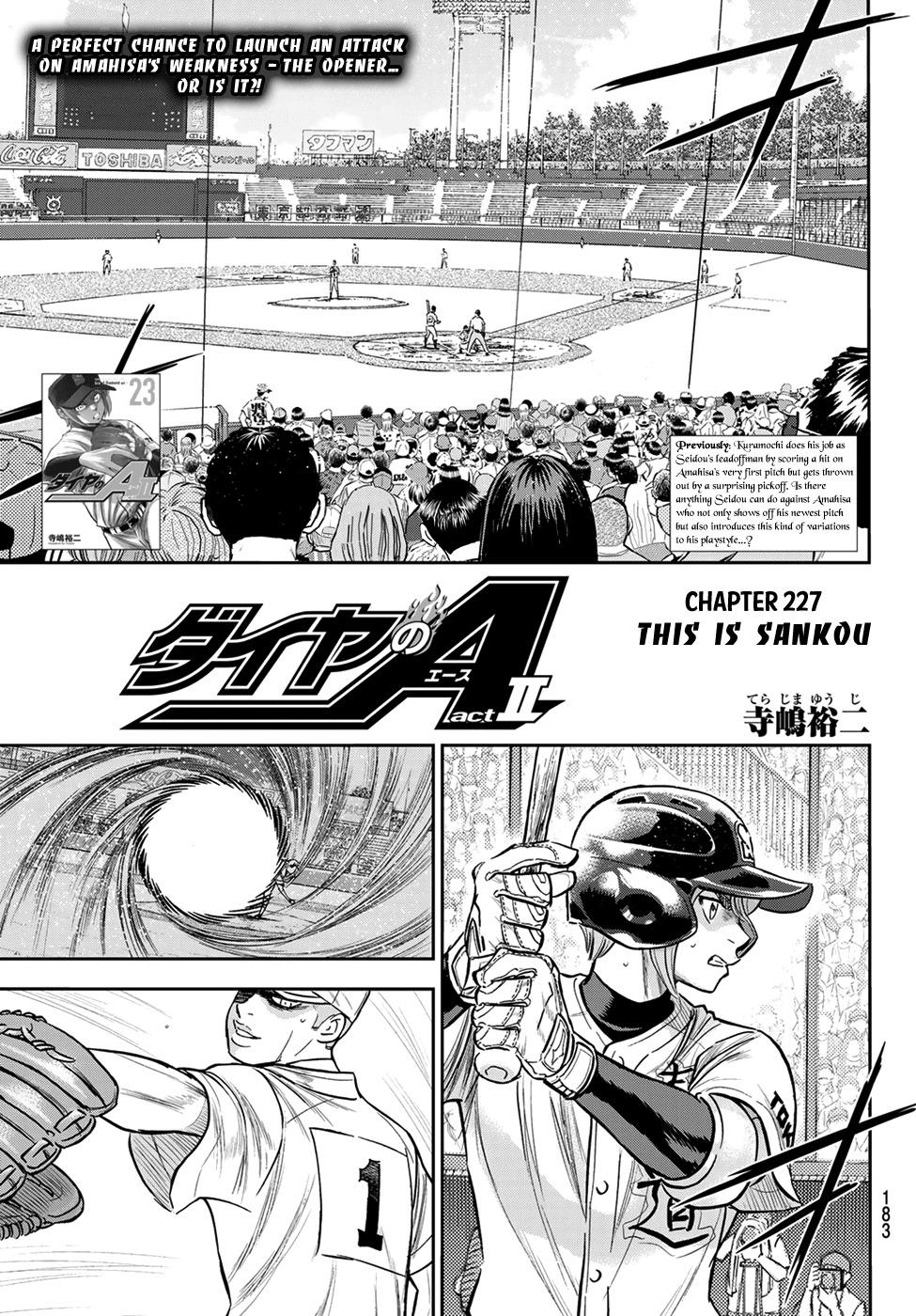 Diamond no Ace Act 2 Vol.8 Ch.280 Page 1 - Mangago