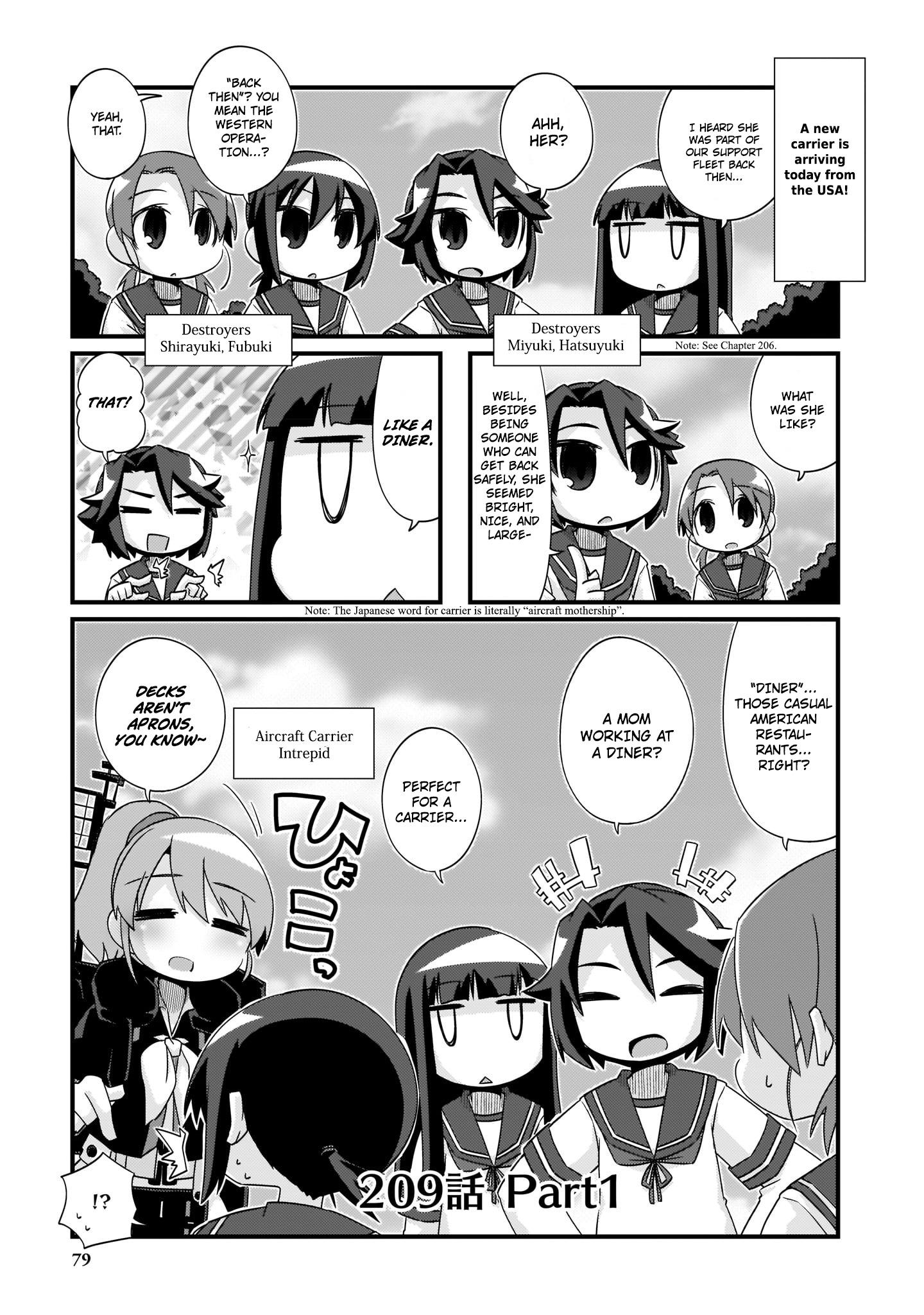 Kantai Collection -KanColle- 4-koma Comic: Fubuki, Ganbarimasu! - episode 226 - 0