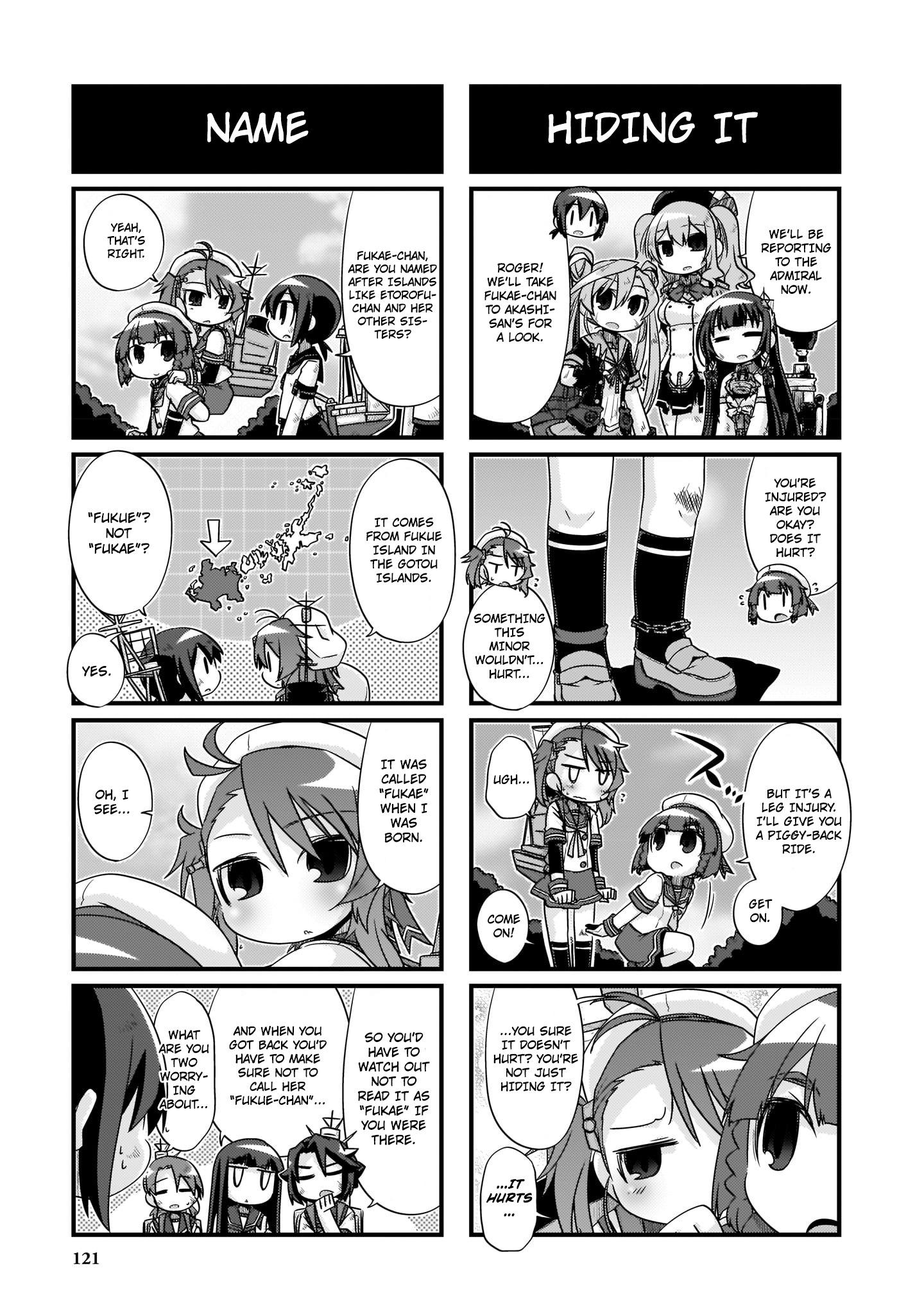 Kantai Collection -KanColle- 4-koma Comic: Fubuki, Ganbarimasu! - episode 228 - 14