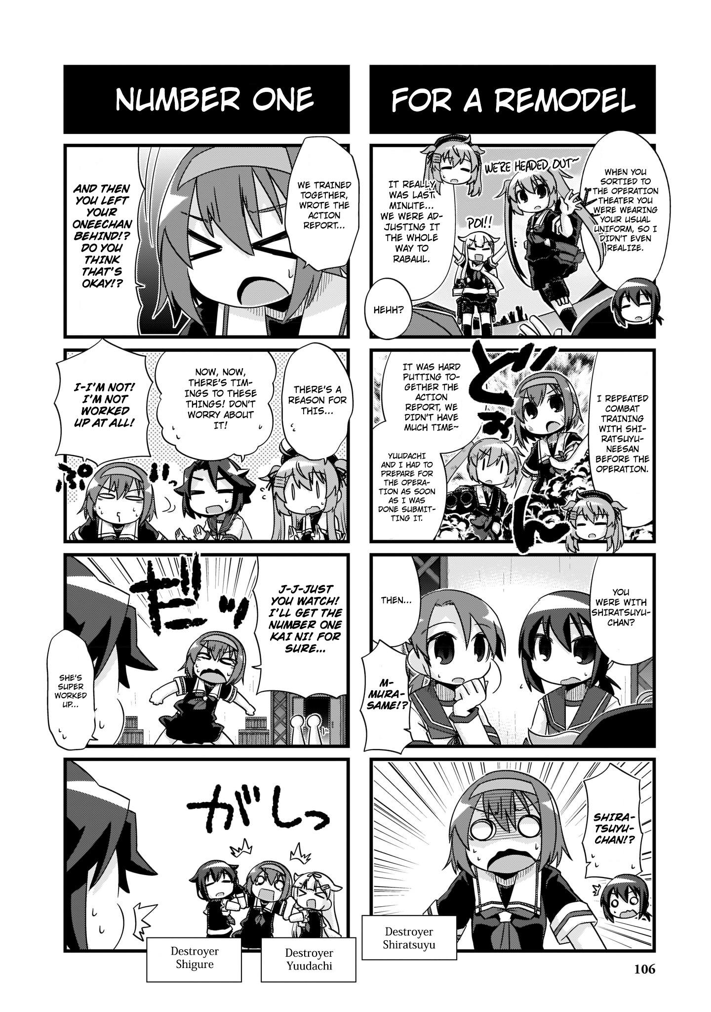 Kantai Collection -KanColle- 4-koma Comic: Fubuki, Ganbarimasu! - episode 228 - 3