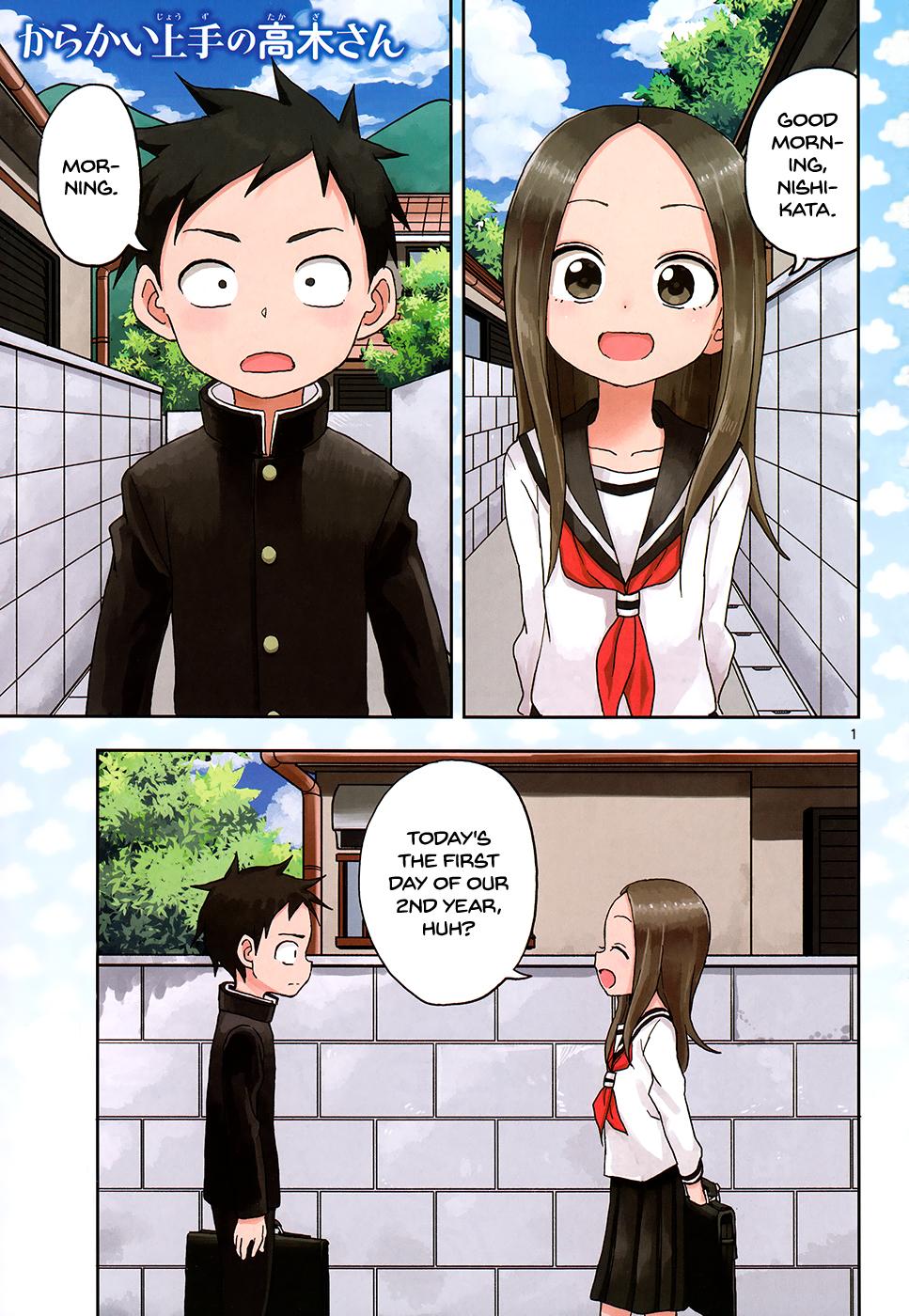 Karakai Jouzu no Takagi-san - episode 126 - 1