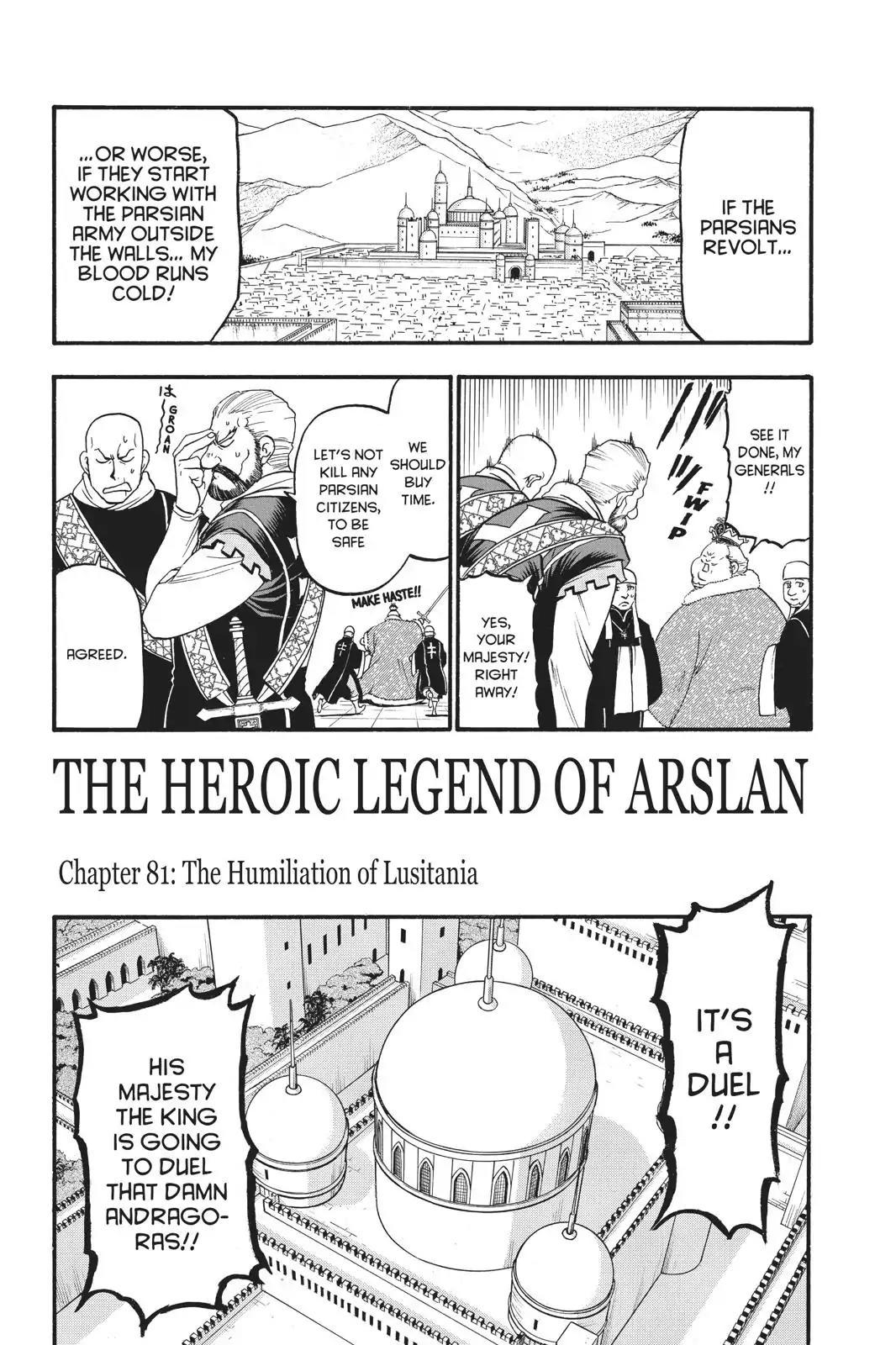 The Heroic Legend of Arslan (ARAKAWA Hiromu) - episode 81 - 2