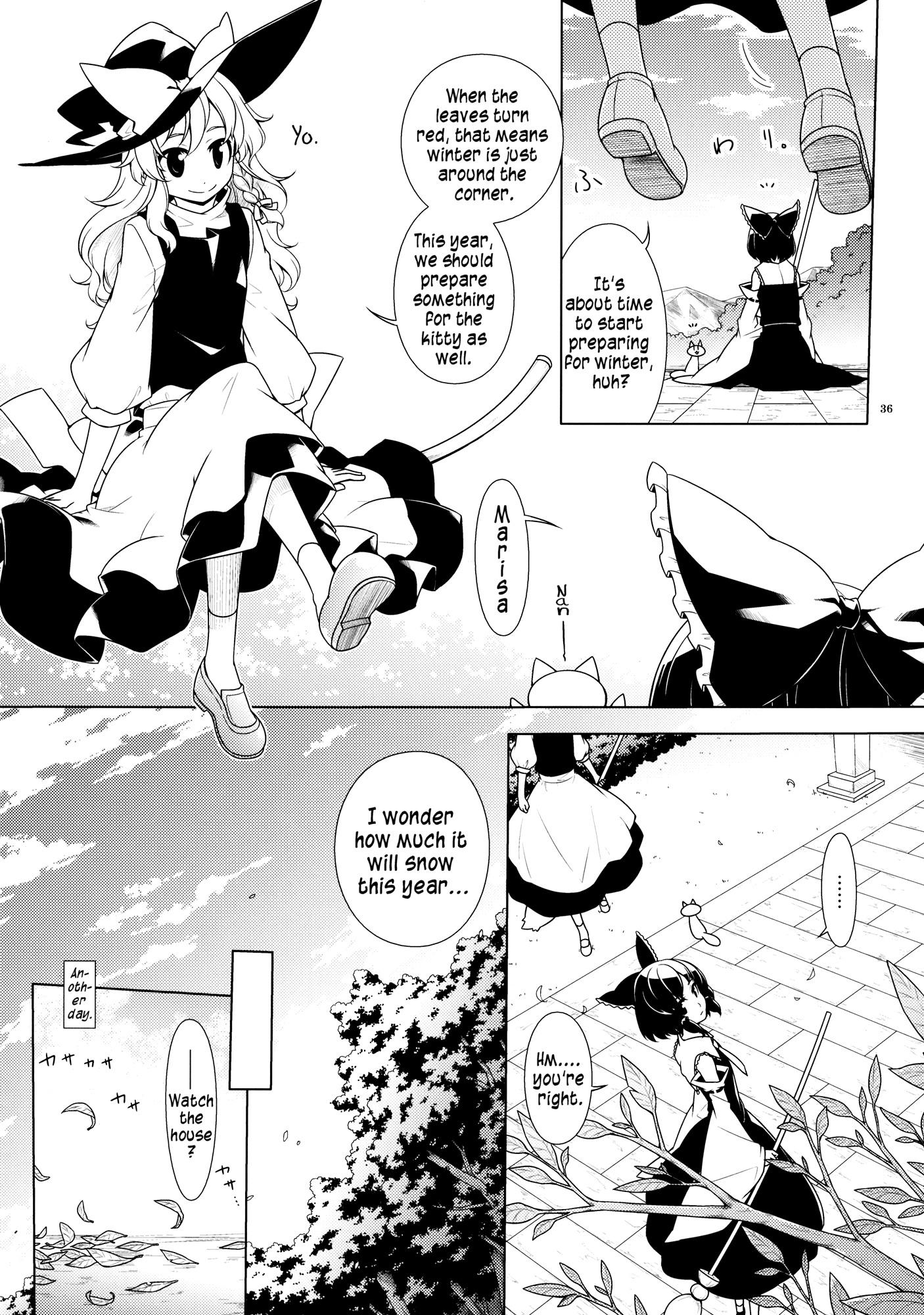 Touhou - Jinja Seikatsu + Neko (Doujinshi) - episode 3 - 33