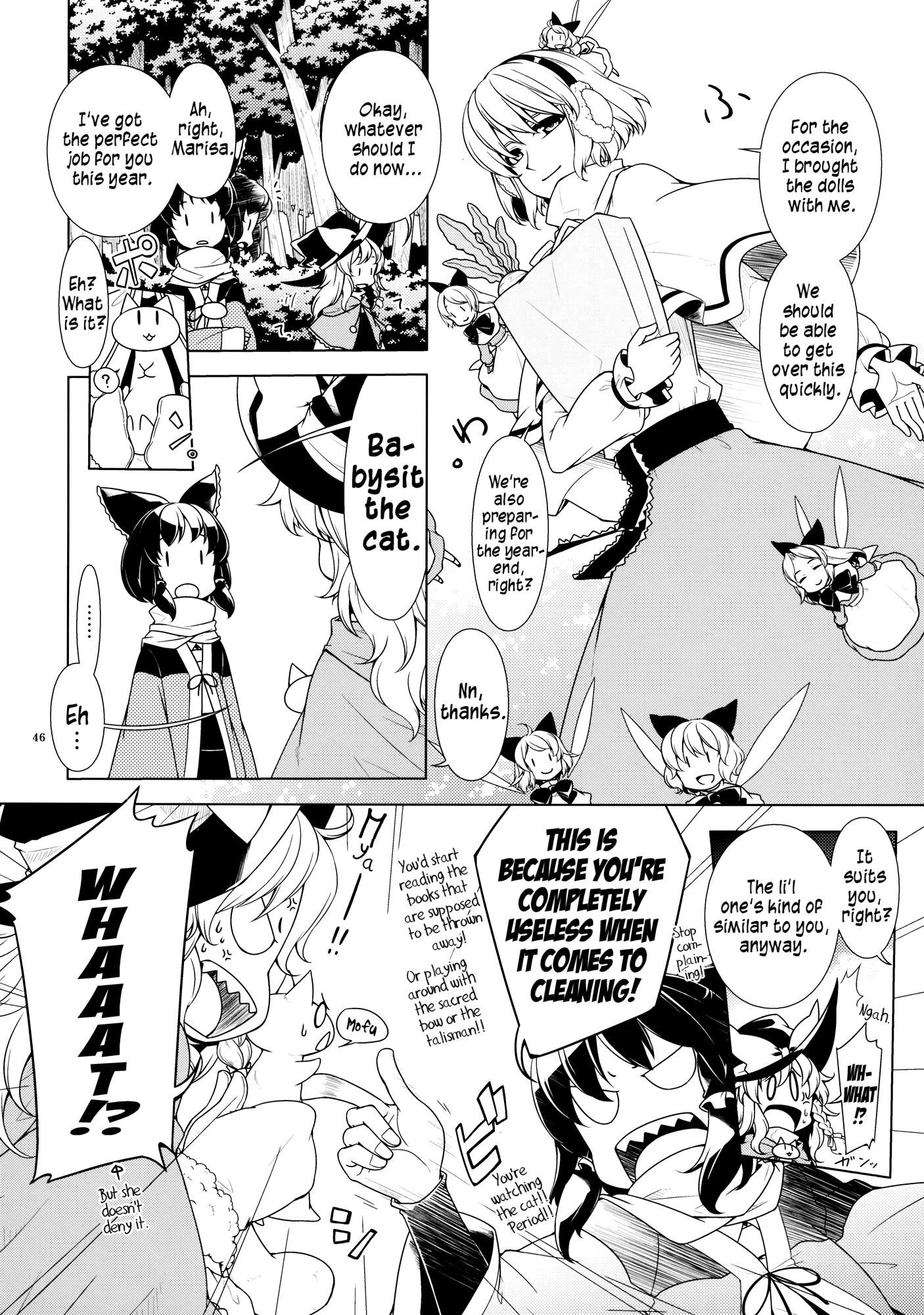 Touhou - Jinja Seikatsu + Neko (Doujinshi) - episode 3 - 43